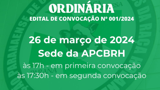 ASSEMBLEIA GERAL ORDINÁRIA